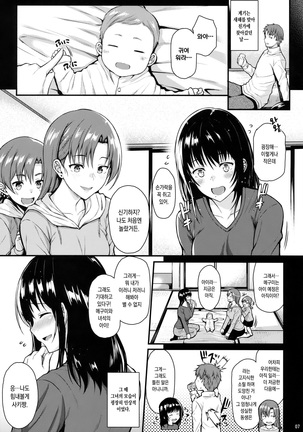 Megumi-san to Kozukuri Ecchi | 메구미 씨하고 아이만들기 섹스 Page #6