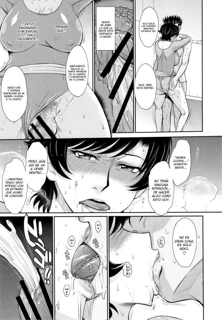 Hitozuma, Mitsu to Niku Ch.1-4