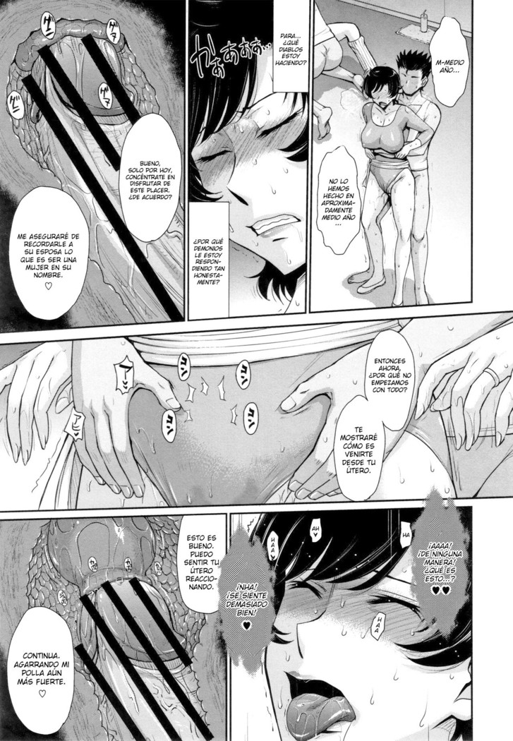 Hitozuma, Mitsu to Niku Ch.1-4