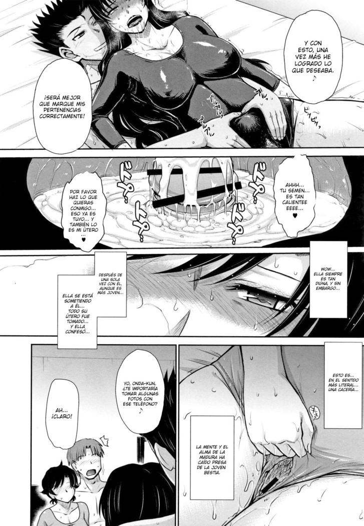 Hitozuma, Mitsu to Niku Ch.1-4