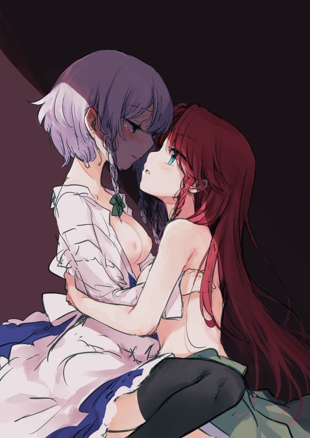 Meiling ni Kawaigarareru Sakuya-san ga Mitai Hon | 想看被美鈴寵愛的咲夜小姐的同人本