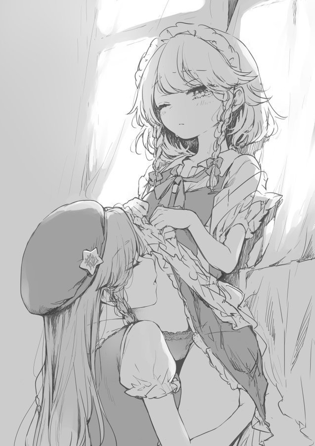 Meiling ni Kawaigarareru Sakuya-san ga Mitai Hon | 想看被美鈴寵愛的咲夜小姐的同人本