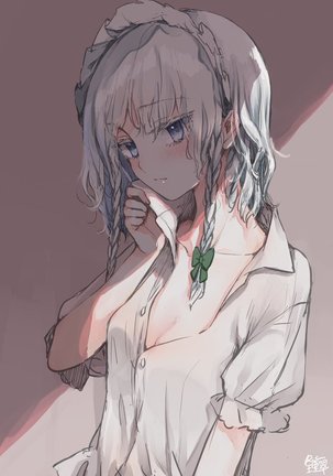 Meiling ni Kawaigarareru Sakuya-san ga Mitai Hon | 想看被美鈴寵愛的咲夜小姐的同人本 Page #38