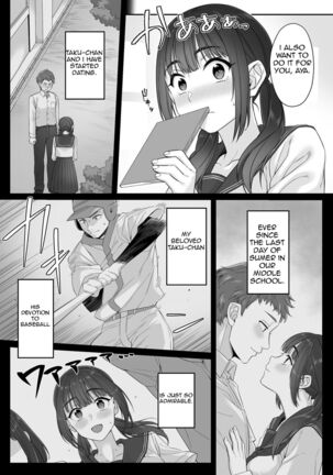 Junboku Joshikousei wa Oyaji Iro ni Somerarete Comic Ban Page #4