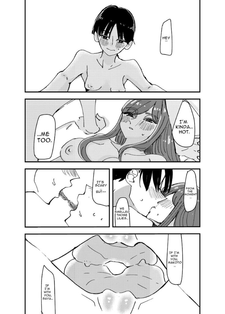 White Lilies Blossom, and Then We Kiss