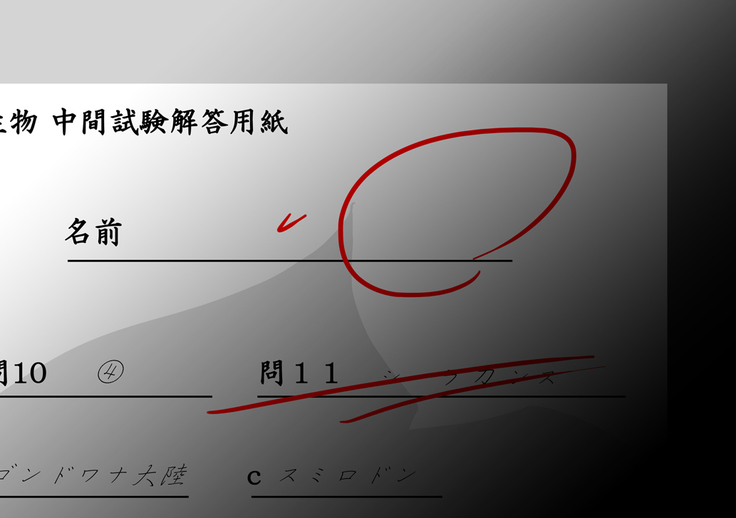 都内TF学園 『赤点罪』 独白