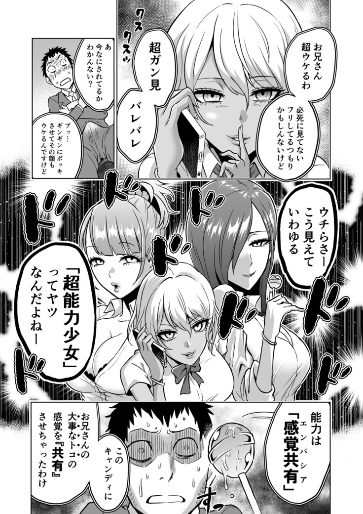 Kankaku no Paraphilia ~ nikushokukei JK tachi ni chippo no kankaku o shihaisaretara ~