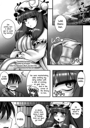 The Tale of Patchouli's Reverse Rape of a Young Boy