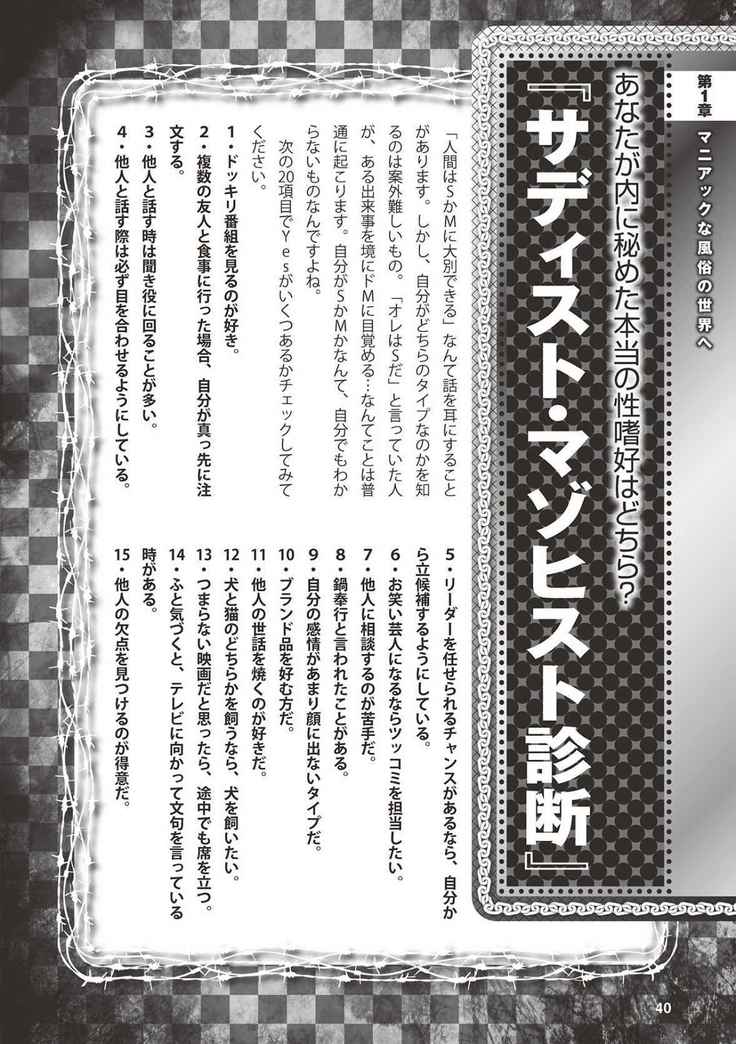 アブノーマル風俗入門 ラブドール風俗から、1000万円の風俗嬢まで
