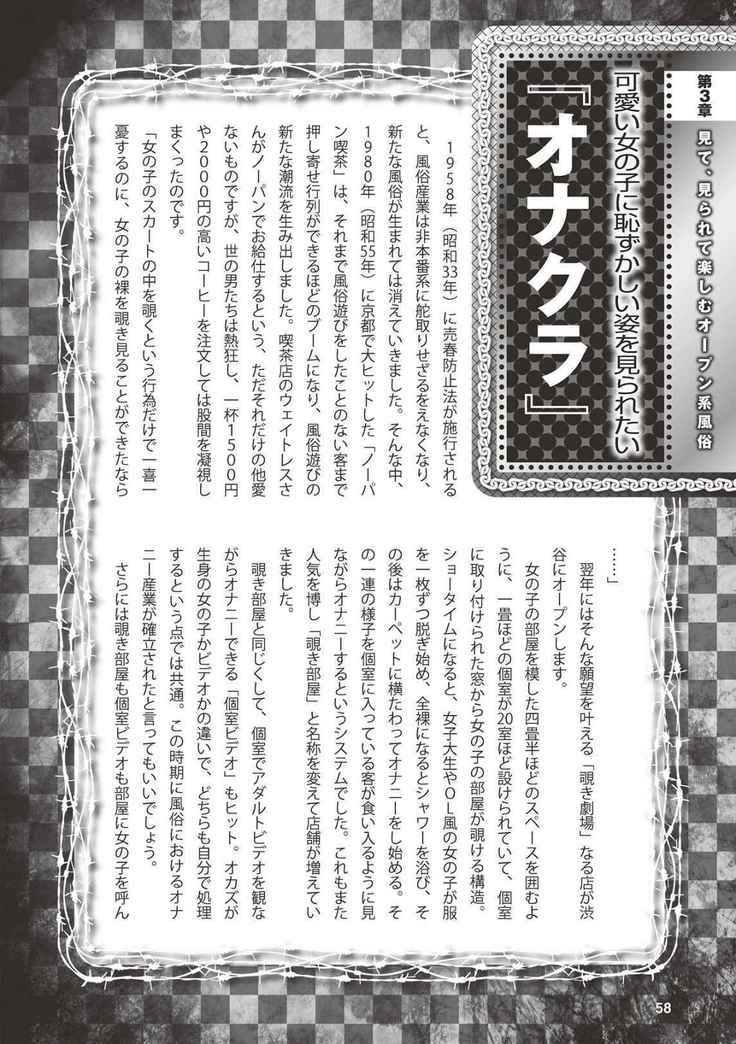 アブノーマル風俗入門 ラブドール風俗から、1000万円の風俗嬢まで