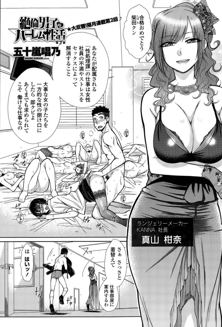 Zetsurin Danshi no Harem Seikatsu Ch. 1-2