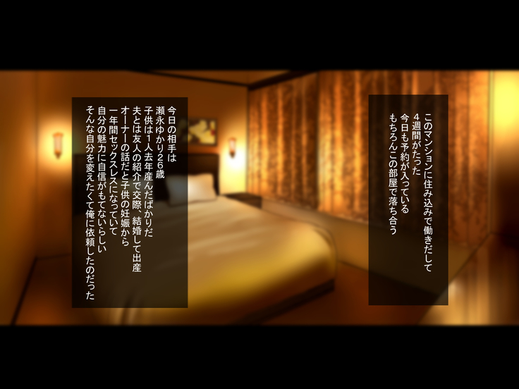 Mesu-mori no danchi tsuma wa otto no inu ma ni kōbi suru