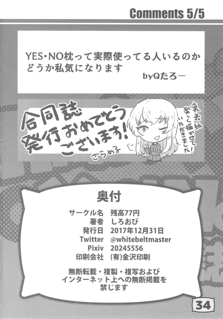 GirlPan YES/NO Makura Goudoushi