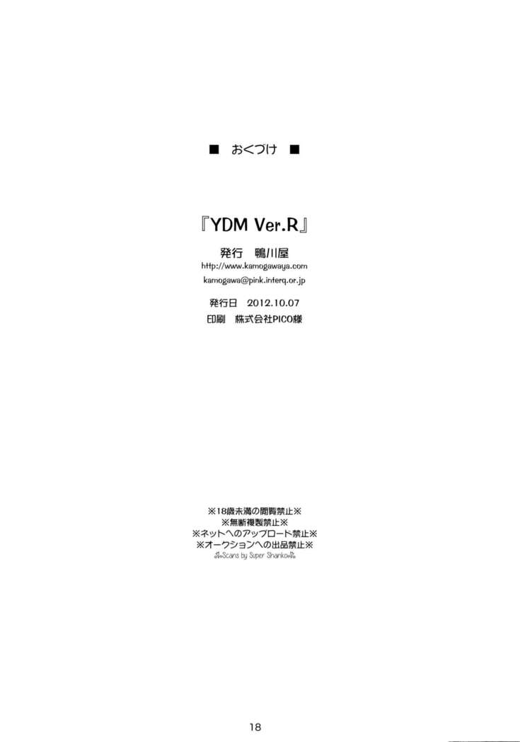 Y.D.M. Vers. R  Limited Edition  DesuDesu