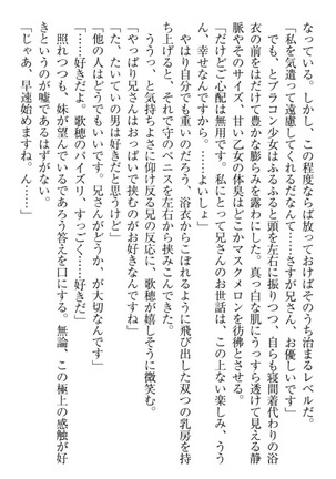 過保護な妹は兄さんが好きすぎて毎日エロエロ甘やかしたいっ! Page #121