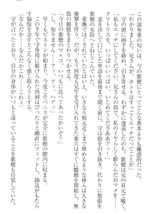 過保護な妹は兄さんが好きすぎて毎日エロエロ甘やかしたいっ! Page #231