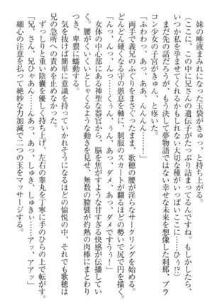 過保護な妹は兄さんが好きすぎて毎日エロエロ甘やかしたいっ! Page #316