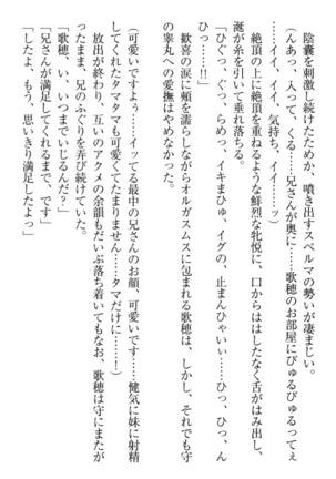 過保護な妹は兄さんが好きすぎて毎日エロエロ甘やかしたいっ! Page #318