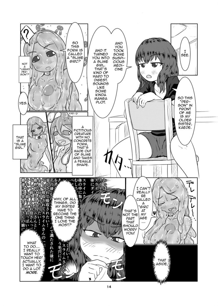 Watashi no Ane wa Slime Musume -1-nichime-