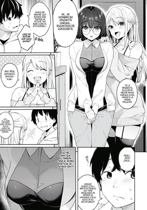 Shojo to Kanojo to Netorare to | La Virgen, la Novia y el NTR Page #5