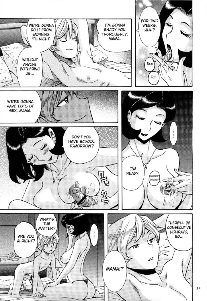 Nympho Maman Boshi Soukan - Mama no Shikyuu wa Boku no Mono Ch. 1-6