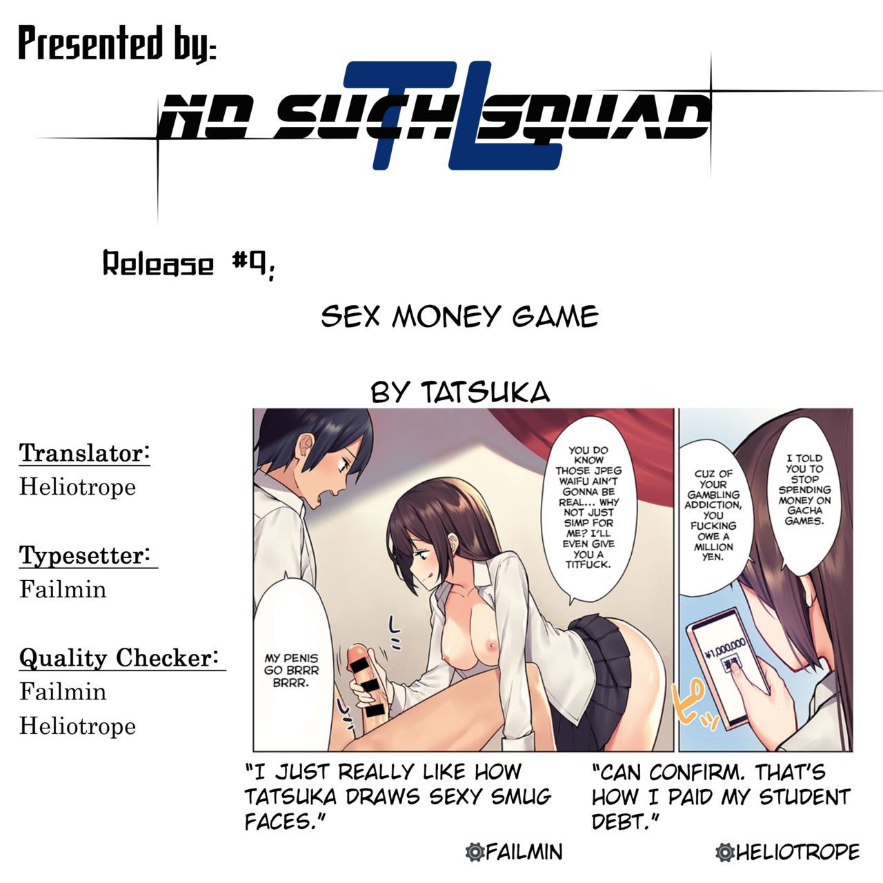 Read SEX MONEY GAME =NSS= online for free | Doujin.sexy