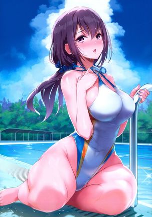 Kyonyuu ga Nayami no Suiei Buin Page #53