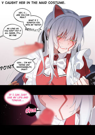 Maid DT female Nero CG Page #4