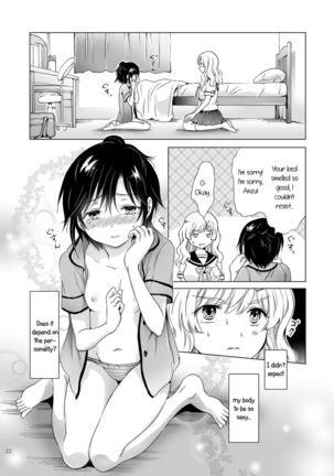 Oppai-chan to Chippai-chan ga Irekawaru Hanashi | How Well-Stacked and Surfboard Swapped Bodies - Page 21