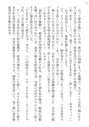 サムライスレイブ外伝　肉悦の牝犬調教 - Page 46