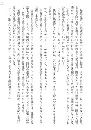 サムライスレイブ外伝　肉悦の牝犬調教 - Page 45