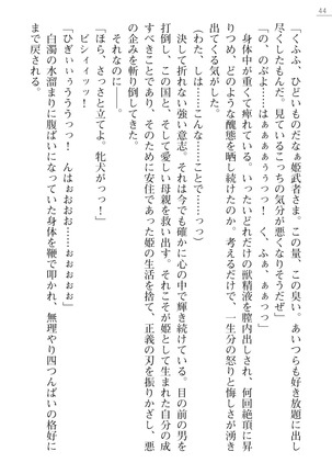 サムライスレイブ外伝　肉悦の牝犬調教 - Page 44