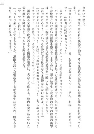 サムライスレイブ外伝　肉悦の牝犬調教 - Page 41