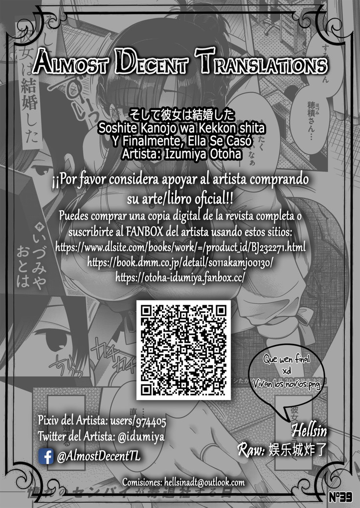 Soshite Kanojo wa Kekkon shita | Y Finalmente, Ella Se Casó