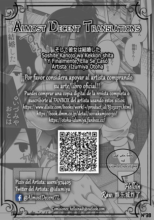 Soshite Kanojo wa Kekkon shita | Y Finalmente, Ella Se Casó Page #29