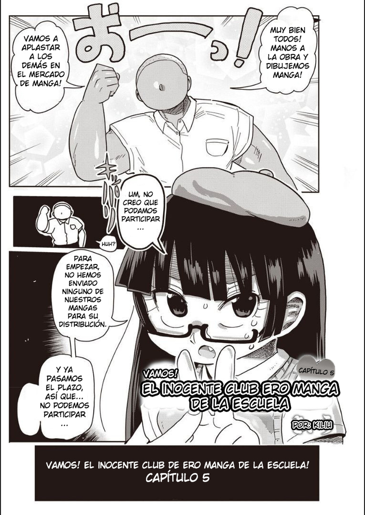 Ike! Seijun Gakuen Ero-Mangabu | Vamos! El Inocente Club Ero Manga de La Escuela Ch. 1-7
