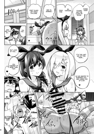 Zekamashi na Shigure-chan to Hamakaze-san to. | Together with Shigure and Hamakaze Wearing Zekamashi outfits. Page #21