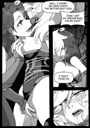 "It's Like A Bad Dream" Windranger x Drow Ranger comic by Riko - Page 6
