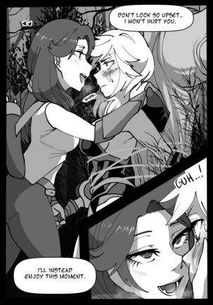 "It's Like A Bad Dream" Windranger x Drow Ranger comic by Riko - Page 3