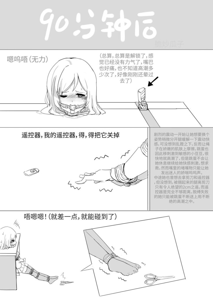 Selfbondage of 《LoveLive!》Tojo Nozomi
