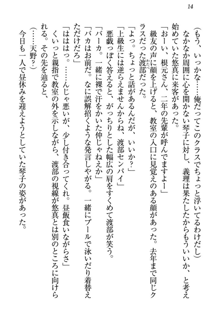 恋乙女　ヤンデレ生徒会長ささら先輩と毒舌水泳部・琴子ちゃん