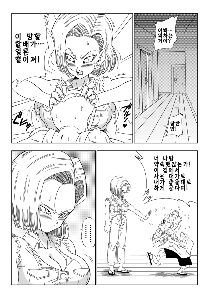 18-gou vs Kame Sennin | Android n18 VS Kamesennin (decensored)