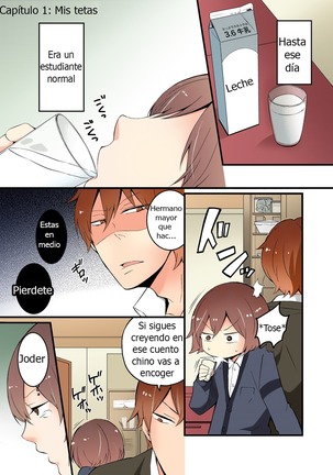 Totsuon! -Totsuzen Onnanonko Ni Natta No De, Ore No Oppai Monde Mimasen Ka - Ch 1-6 Español Page #3