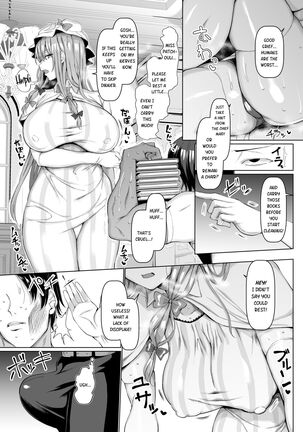 Seishorikei Patchouli-sama | Patchouli's Sexual Relief Duty Page #4