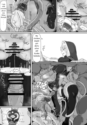 Teikyuu Zako Inma no Shokushu ga Fukai nanode Kankaku Sadan Mahou o Tenkai Shimasitawa!! | I deployed sensory deprivation magic against a tentacle incubus monster because it felt gross. - Page 8