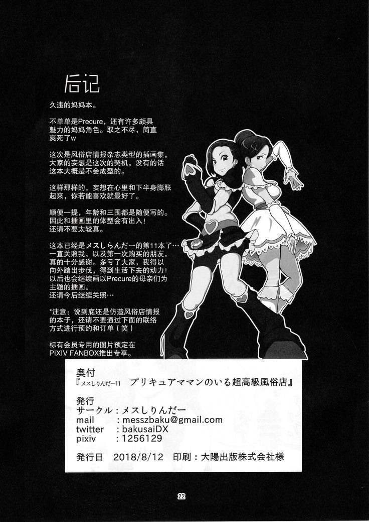 Mess Zylinder 11 PreCure Maman no Iru Chou Koukyuu Fuzokuten