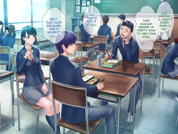 S Kyoushi na Kagami-sensei to M Haha na Ryouko-san 2 | S-Teacher Kagami-sensei and M-Mother Miss Ryouko 2