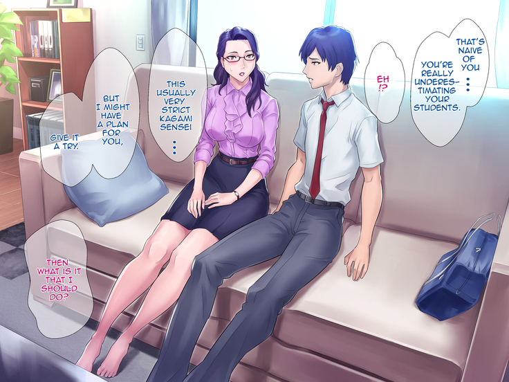 S Kyoushi na Kagami-sensei to M Haha na Ryouko-san 2 | S-Teacher Kagami-sensei and M-Mother Miss Ryouko 2