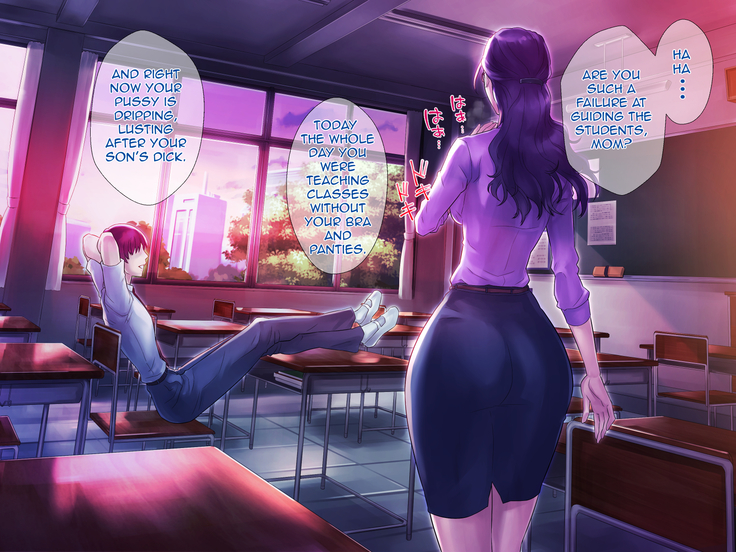 S Kyoushi na Kagami-sensei to M Haha na Ryouko-san 2 | S-Teacher Kagami-sensei and M-Mother Miss Ryouko 2