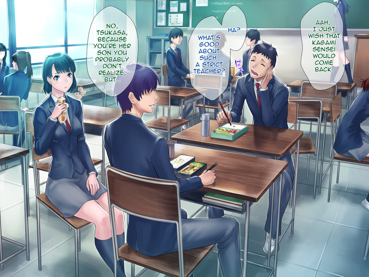 S Kyoushi na Kagami-sensei to M Haha na Ryouko-san 2 | S-Teacher Kagami-sensei and M-Mother Miss Ryouko 2